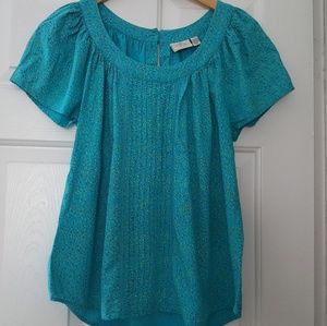 "SOLD" St. John's Bay Short Sleeve Blouse